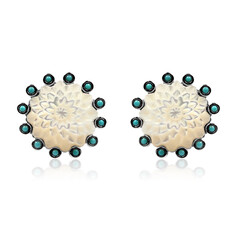 Orecchini in argento con Madreperla (Anne Bever)