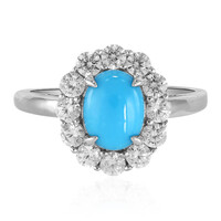 Anello in argento con Turchese Sleeping Beauty