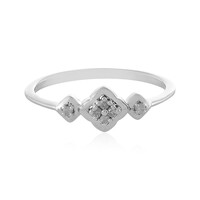 Anello in argento con Diamante I1 (I)