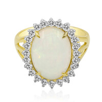 Anello in oro con Opale di Welo (Adela Gold)