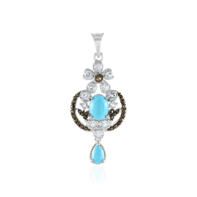 Ciondolo in argento con Turchese Sleeping Beauty