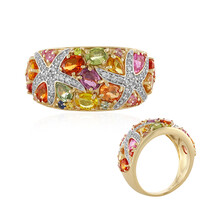 Anello in oro con Zaffiro Fancy (Adela Gold)