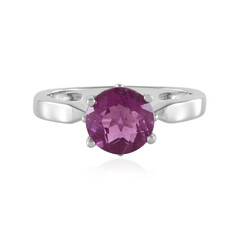 Anello in argento con Fluorite Rosa