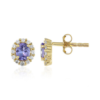 Orecchini in oro con Tanzanite
