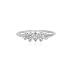 Anello in argento con Diamante I2 (I)
