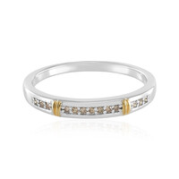 Anello in argento con Diamante Cioccolato I2