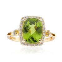 Anello in oro con Peridoto Dashihe  (CIRARI)