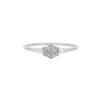 Anello in argento con Diamante I2 (I)