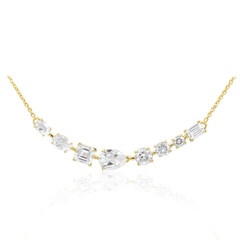 Collana in argento con Topazio Bianco