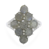 Anello in argento con Spectrolite