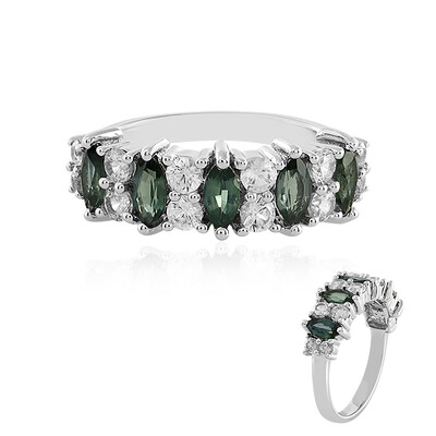 Anello in argento con Zaffiro Montana