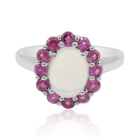 Anello in argento con Opale di Welo