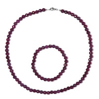 Parure in argento con Rubino del Madagascar