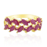 Anello in oro con Rubino della Birmania (Adela Gold)