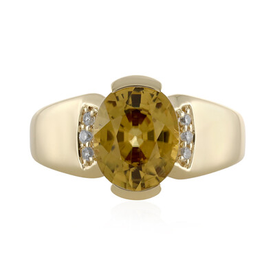 Anello in oro con Zircone Giallo