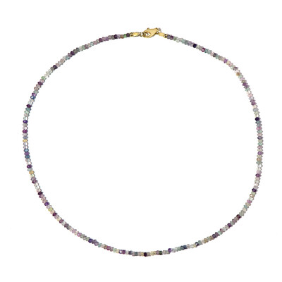 Collana in argento con Fluorite