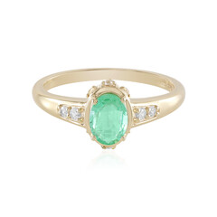 Anello in oro con Smeraldo Russo