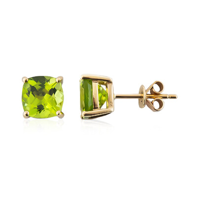 Orecchini in oro con Peridoto Dashihe  (CIRARI)