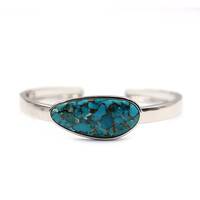 Bracciale in argento con Turchese Ramato Blu (Faszination Türkis)