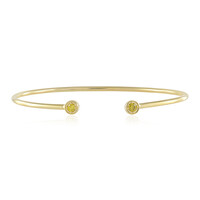 Bracciale in argento con Diamante Giallo VS1