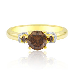 Anello in oro con Diamante Cognac d'Argyle SI1 (Mark Tremonti)