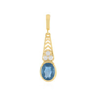 Ciondolo in argento con Fluorite Cangiante