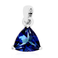 Ciondolo in argento con Topazio Blu Royal