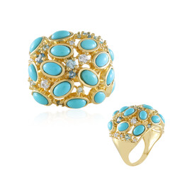 Anello in argento con Turchese Sleeping Beauty (KM by Juwelo)