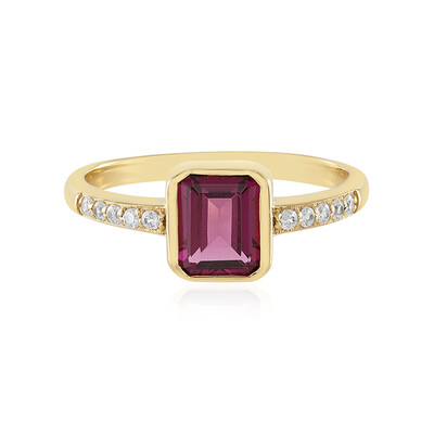 Anello in argento con Granato Malawi
