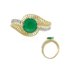 Anello in oro con Smeraldo Brasiliano (Ornaments by de Melo)