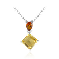 Collana in argento con Citrino