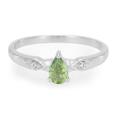 Anello in argento con Tormalina Cromo