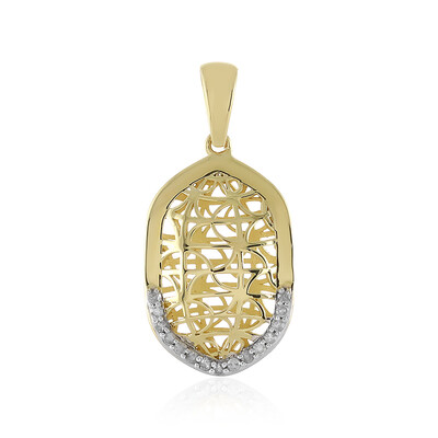 Ciondolo in oro con Diamante I4 (J) (Ornaments by de Melo)