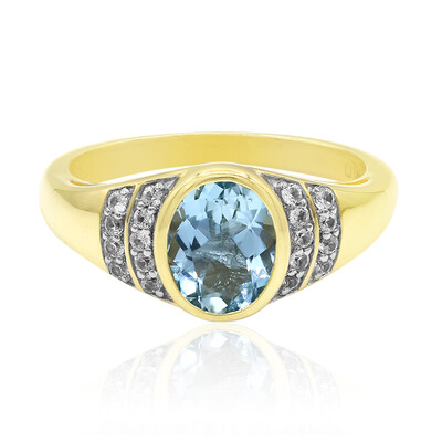 Anello in oro con Acquamarina Medina