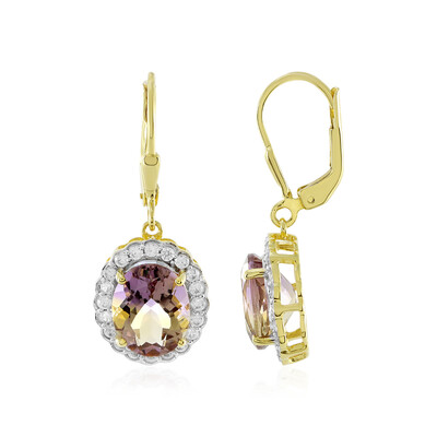 Orecchini in argento con Ametrina