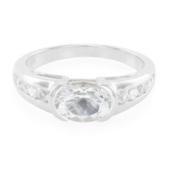Anello in argento con Berillo Himalayano