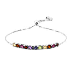 Bracciale in argento con Granato