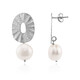 Orecchini in argento con Perla d'Acqua Dolce Bianca (Joias do Paraíso)