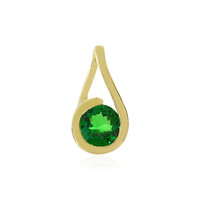 Ciondolo in oro con Tsavorite