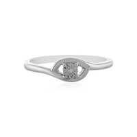 Anello in argento con Diamante I2 (H)