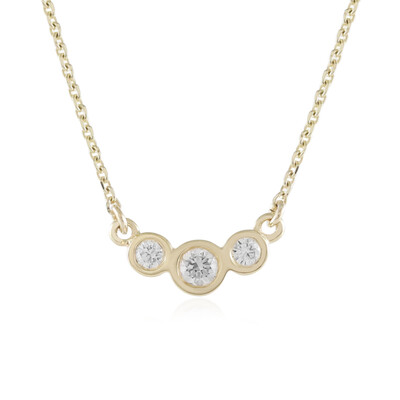 Collana in oro con Diamante IF (G) (de Melo)