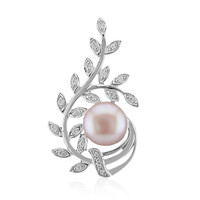 Ciondolo in argento con Perla d'Acqua Dolce Rosa (TPC)