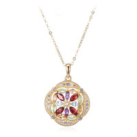 Collana in argento con Granato