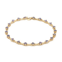 Bracciale in oro con Tanzanite AAA