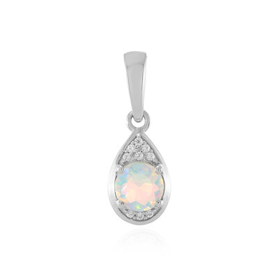Ciondolo in argento con Opale di Welo