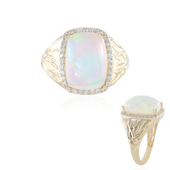 Anello in oro con Opale di Welo AAA (de Melo)