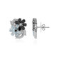 Orecchini in argento con Spinello Nero (Dallas Prince Designs)