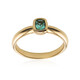 Anello in oro con Tormalina Paraíba (CUSTODANA)