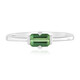 Anello in argento con Tormalina Verde di Benedito