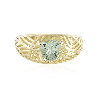 Anello in oro con Ametista Verde (Ornaments by de Melo)